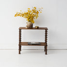 Antique Bobbin Side Table - elsie green - furniture