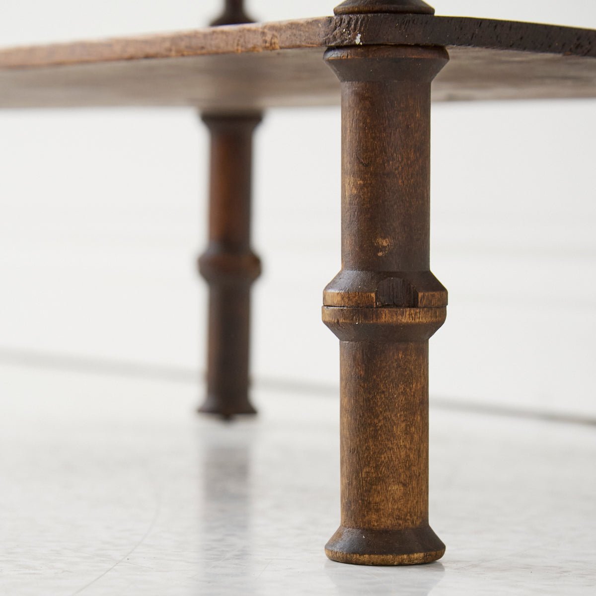 Antique Bobbin Side Table - elsie green - furniture