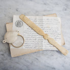 Antique Bone Letter Opener & Magnifying Glass - elsie green - decor