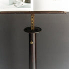 Antique Book Stand With Brass Candlesticks - elsie green - furniture