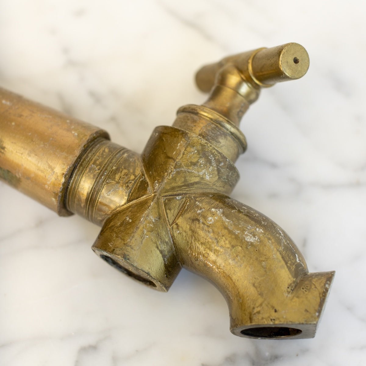 Antique Brass Barrel Tap - elsie green - decor
