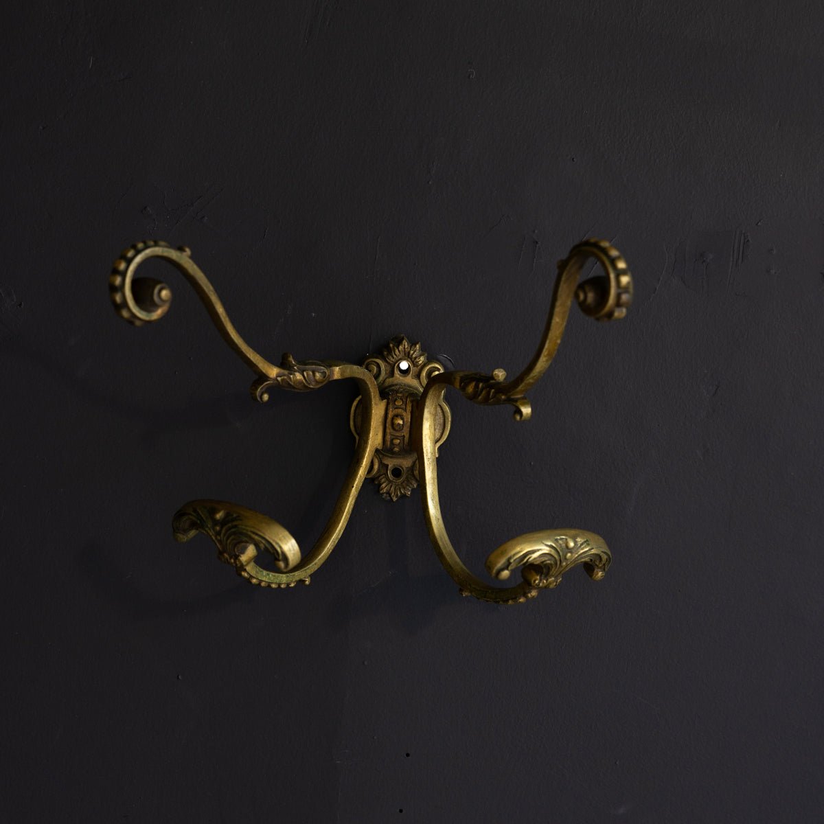 Antique Brass Coat Rack - elsie green - decor