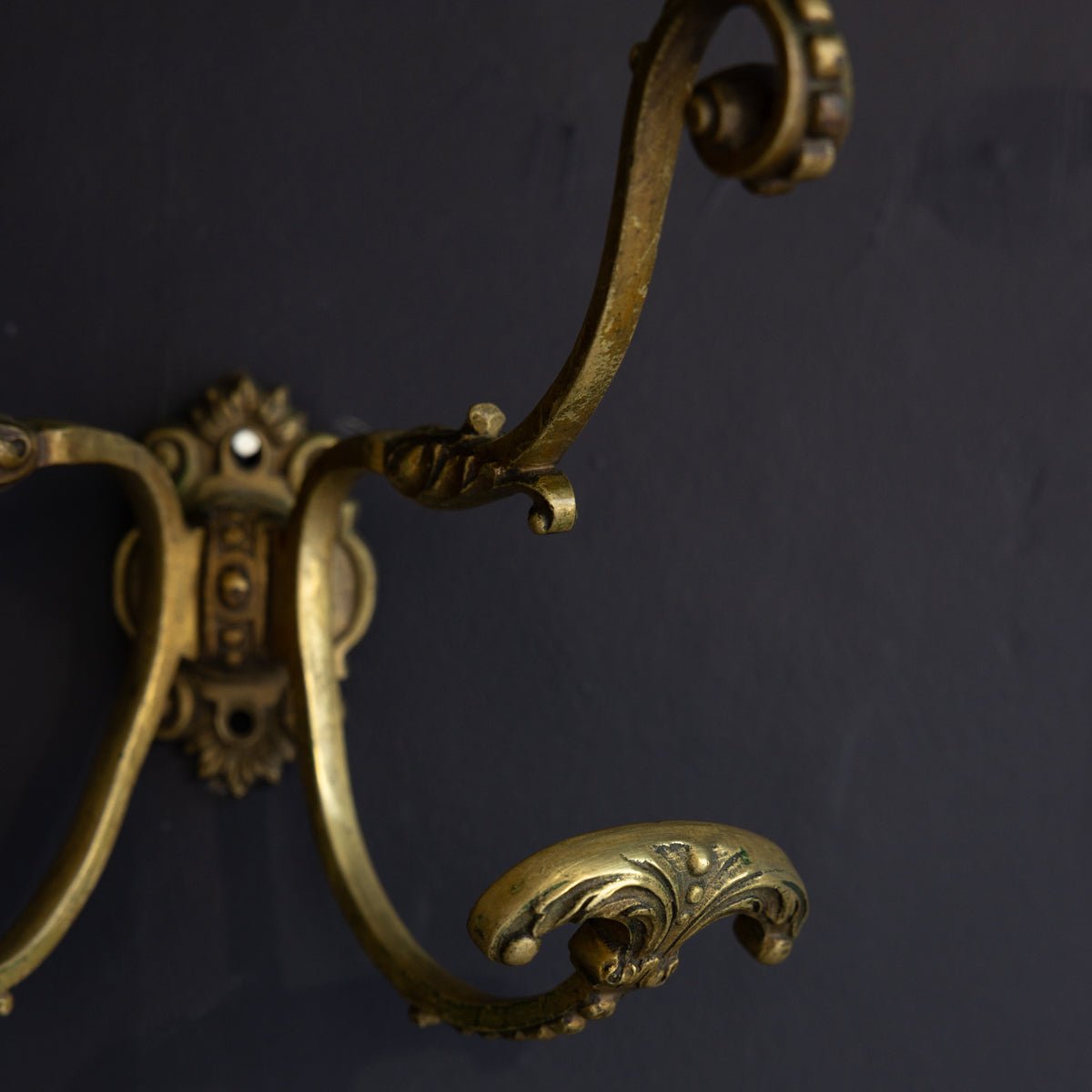 Antique Brass Coat Rack - elsie green - decor