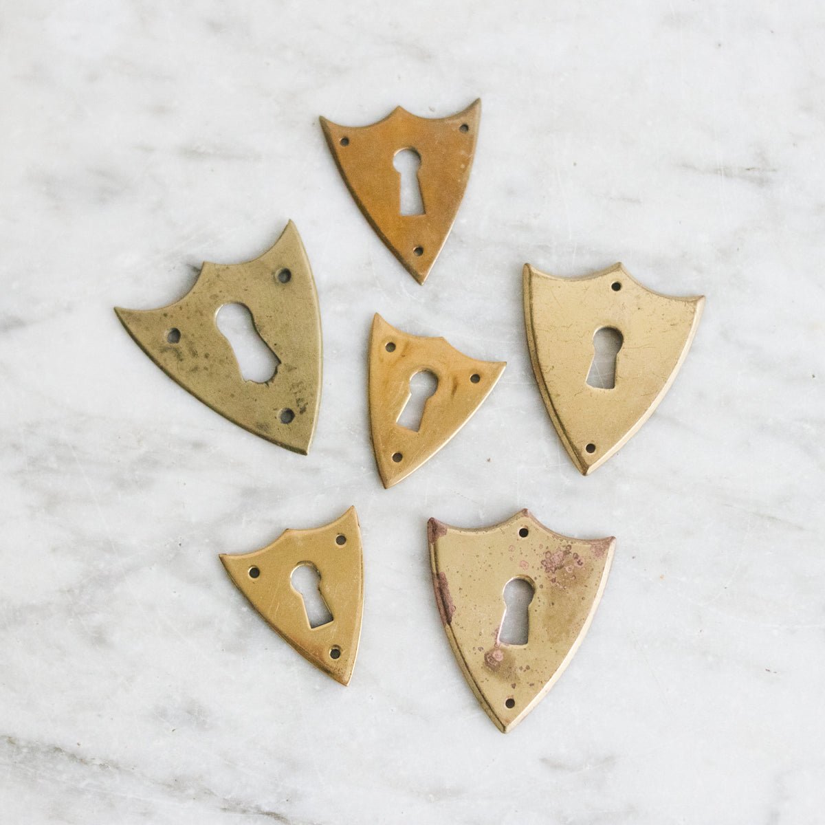 Antique Brass Escutcheon - elsie green - decor