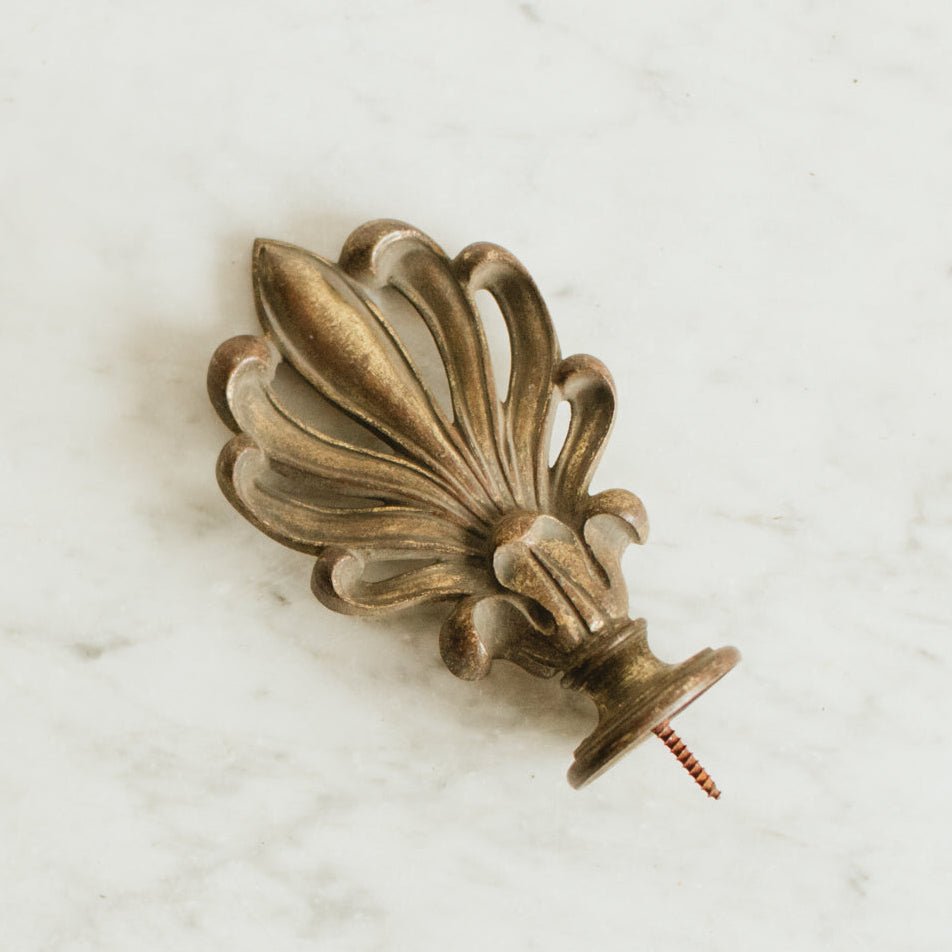 Antique Brass Finial - elsie green - decor