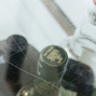 Antique Brass Side Table - elsie green - furniture