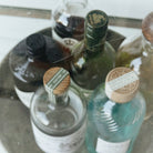 Antique Brass Side Table - elsie green - furniture