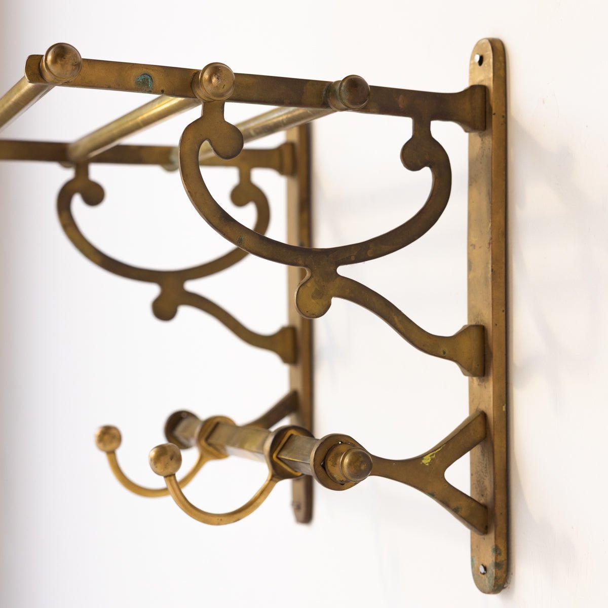 Antique Brass Train Rack - elsie green - decor