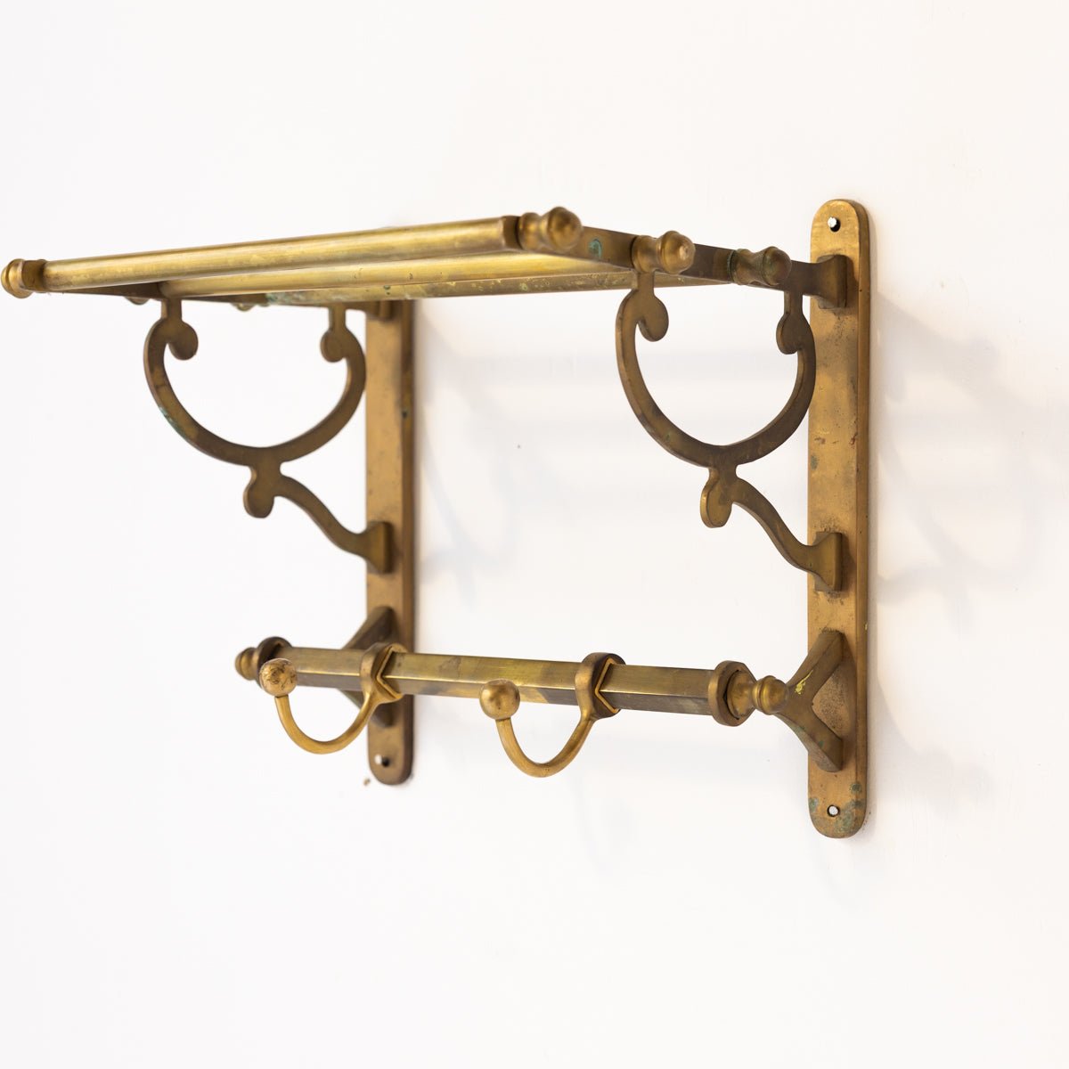 Antique Brass Train Rack - elsie green - decor