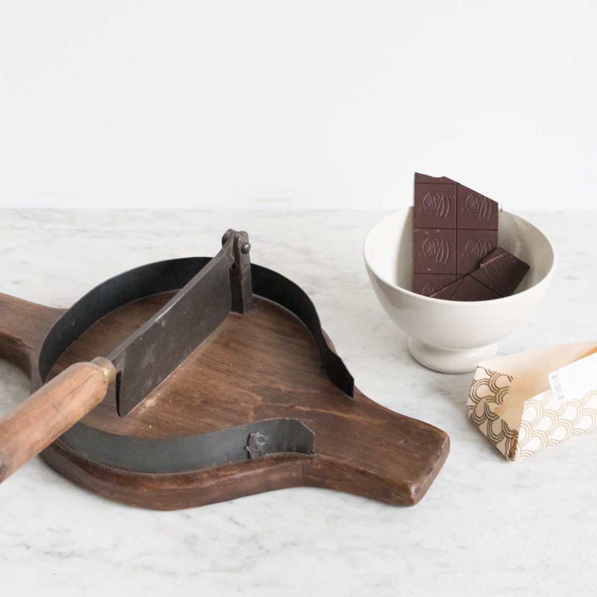 Antique Chocolate Chopper - elsie green - the french kitchen