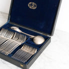 Antique Christofle Flatware Set Of 37 Pieces - elsie green - the french kitchen