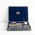 Antique Christofle Flatware Set Of 37 Pieces - elsie green - the french kitchen