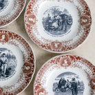 Antique Conversation Plate Set Of 4 - elsie green - The French Kitchen