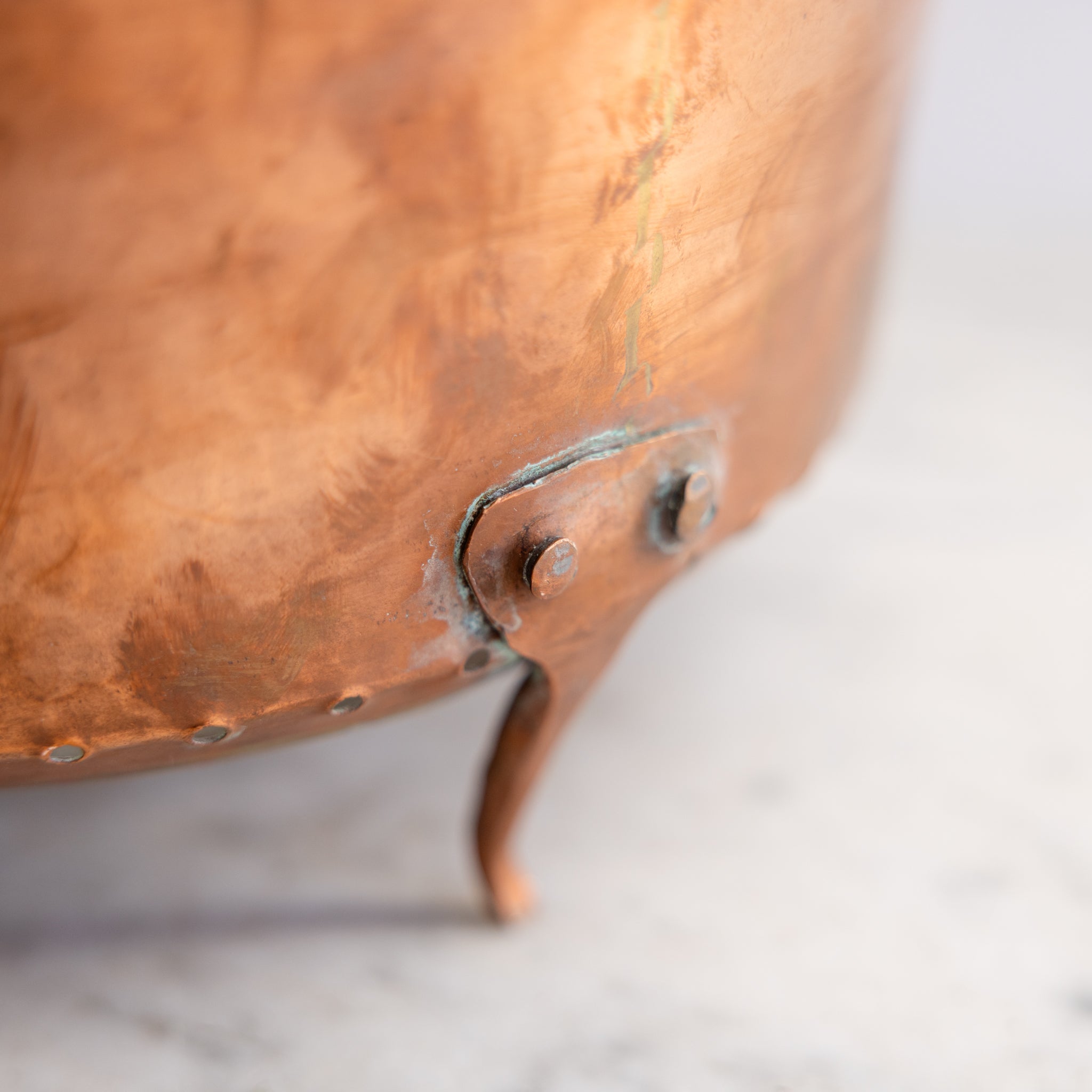 Antique Copper Colander - elsie green - the french kitchen