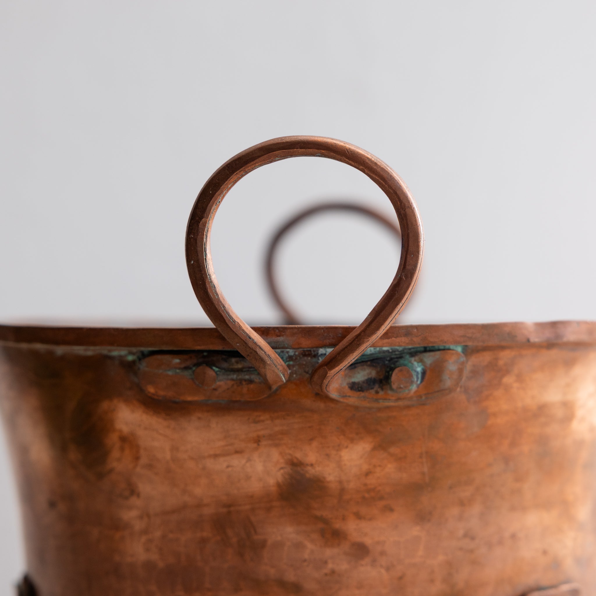 Antique Copper Colander - elsie green - the french kitchen