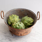 Antique Copper Colander - elsie green - the french kitchen
