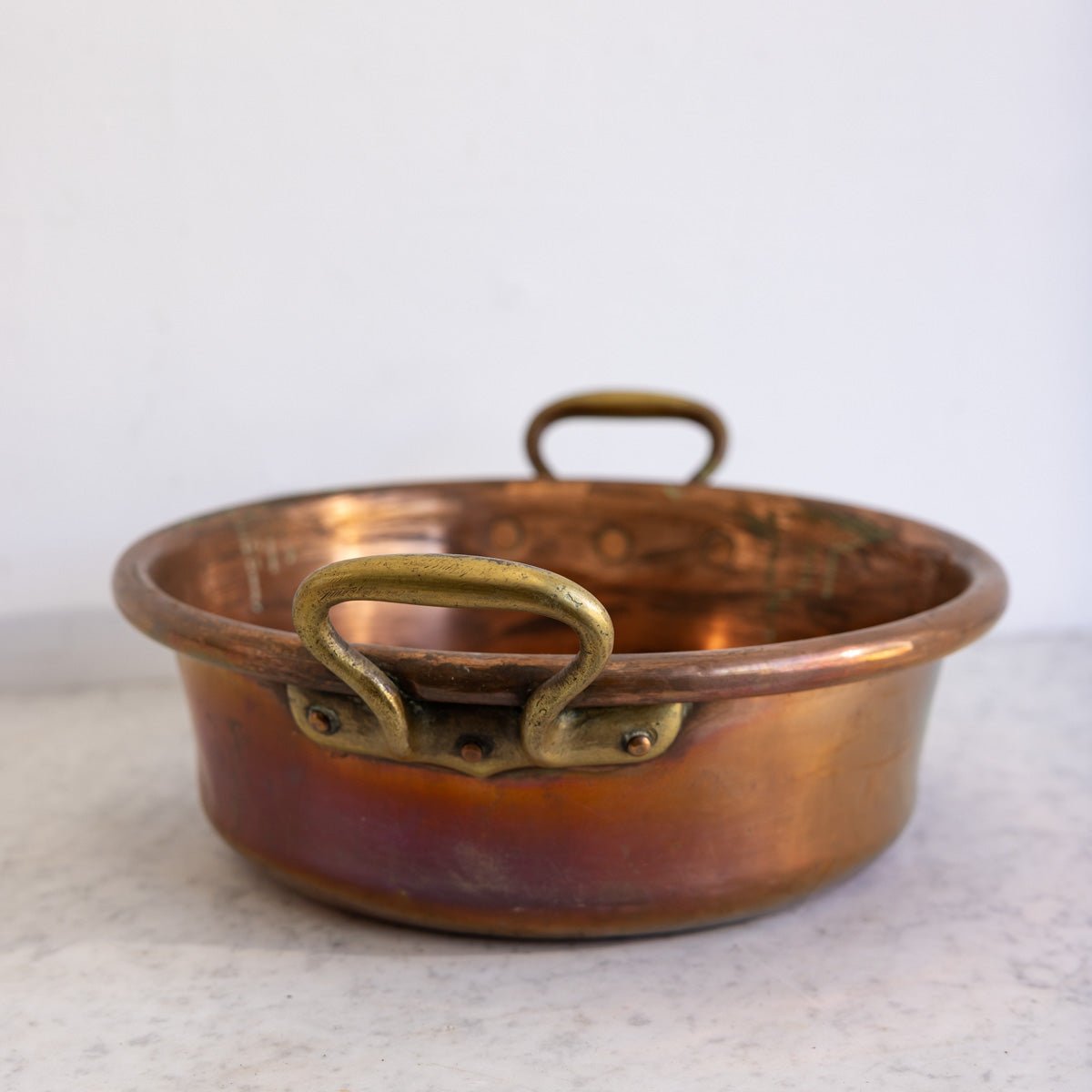Antique Copper Jam Pot - elsie green - the french kitchen
