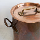 Antique Copper Stock Pot - elsie green - the french kitchen