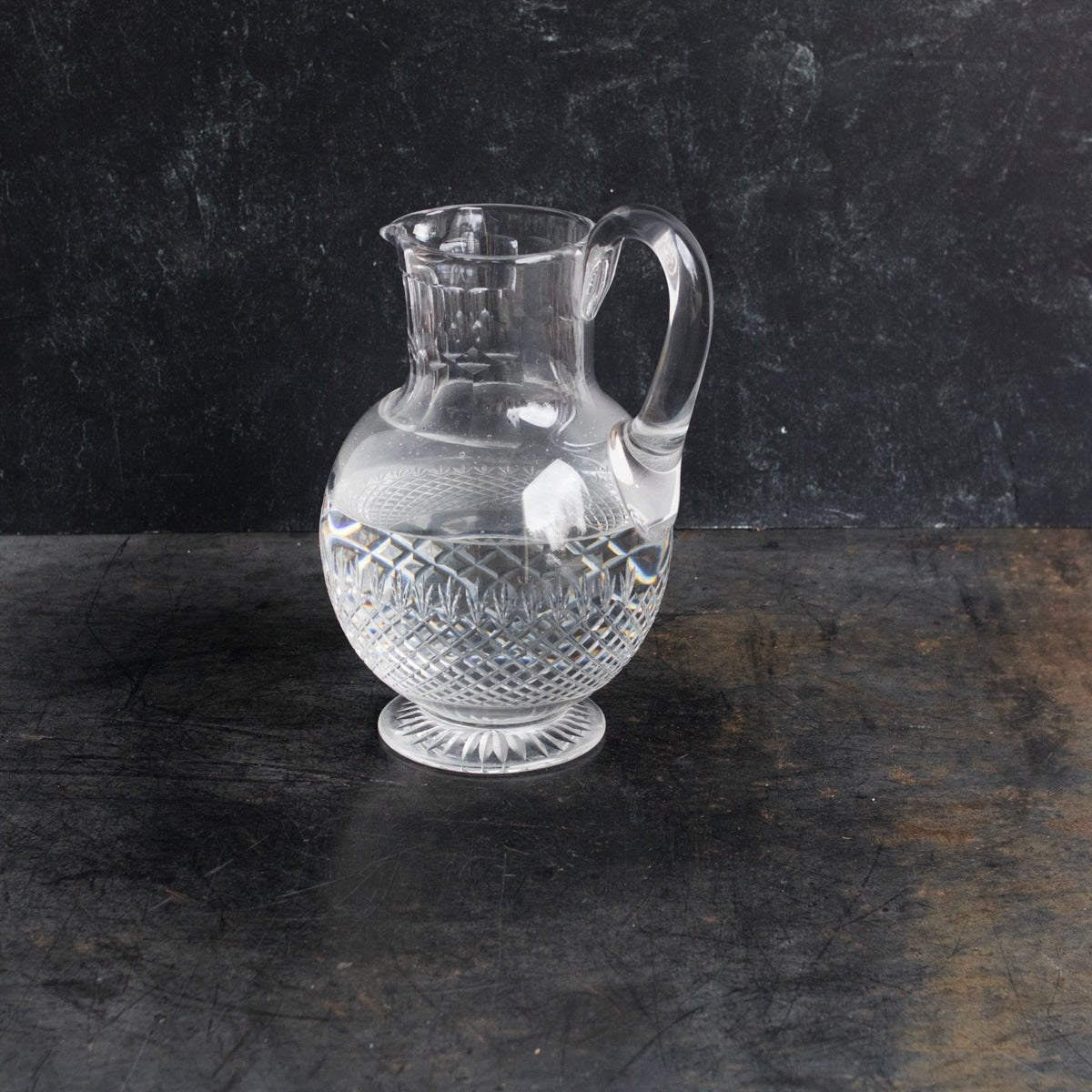 Antique Crystal Bar Pitcher - elsie green - the french kitchen
