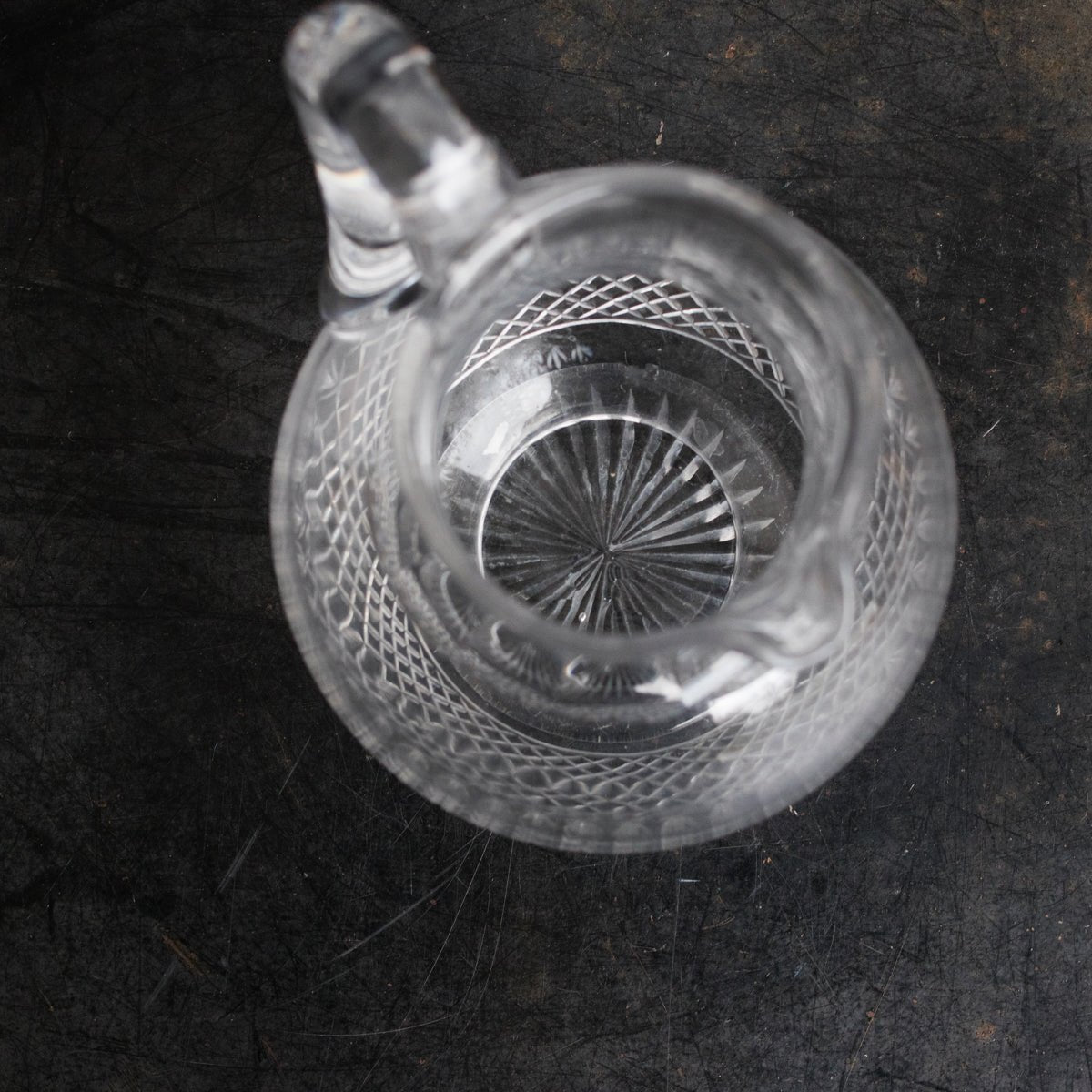 Antique Crystal Bar Pitcher - elsie green - the french kitchen