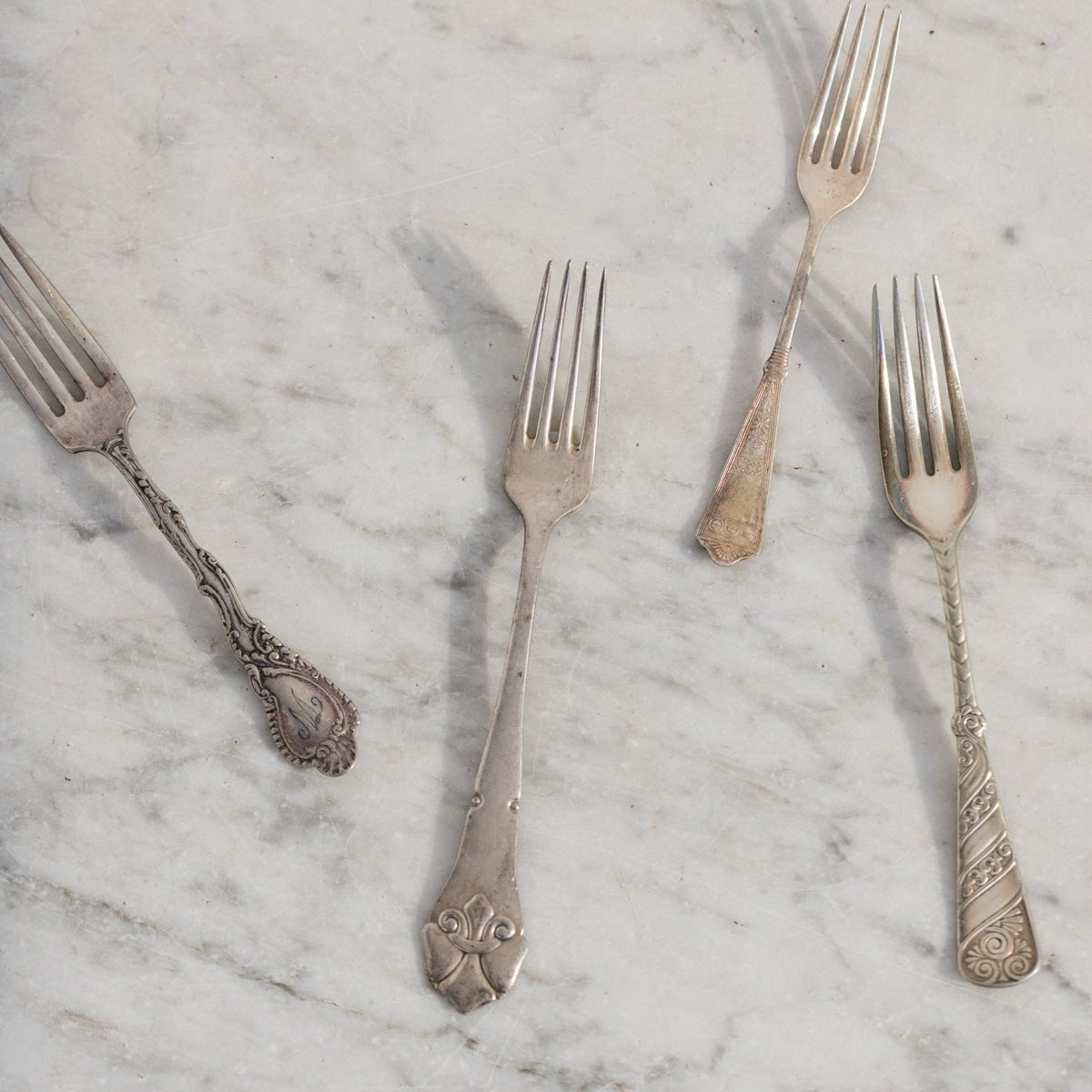 Antique Dinner Fork Set of 4 | The Patrick Orbe Collection - elsie green - the french kitchen