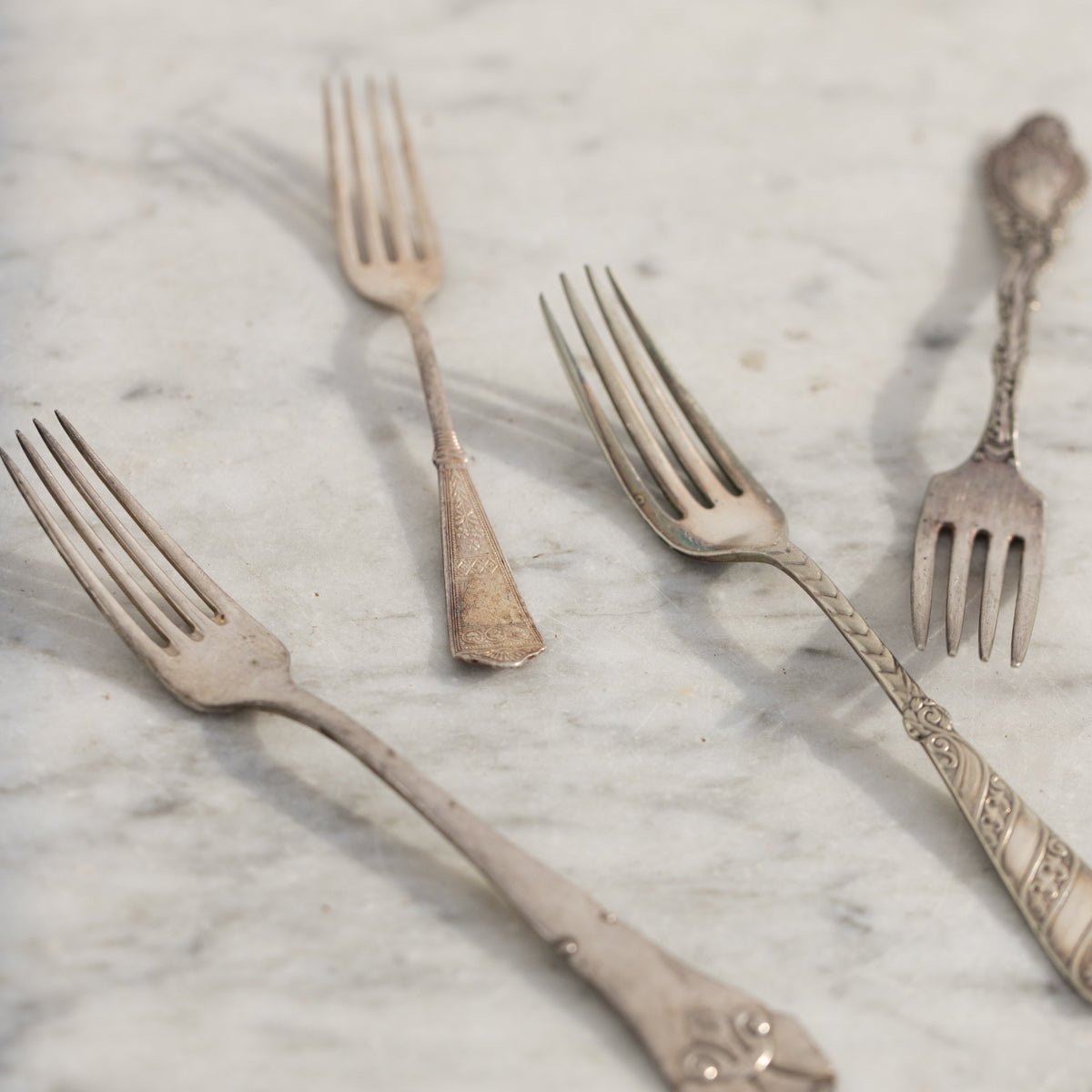Antique Dinner Fork Set of 4 | The Patrick Orbe Collection - elsie green - the french kitchen