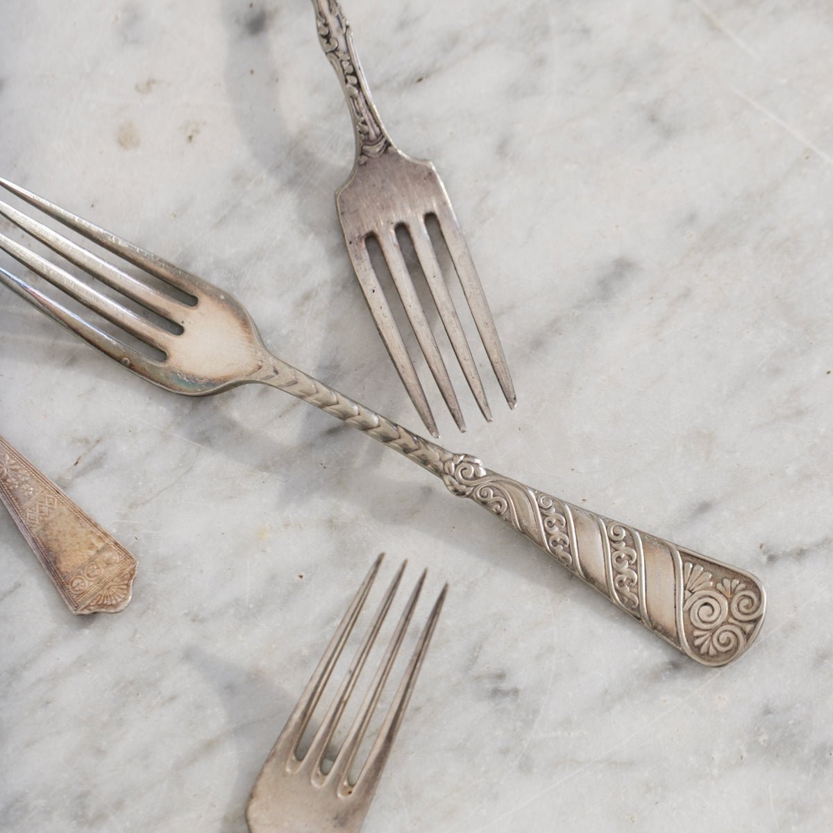 Antique Dinner Fork Set of 4 | The Patrick Orbe Collection - elsie green - the french kitchen
