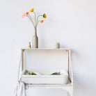 Antique Enamel Bank Counter - elsie green - furniture