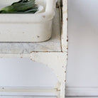 Antique Enamel Bank Counter - elsie green - furniture