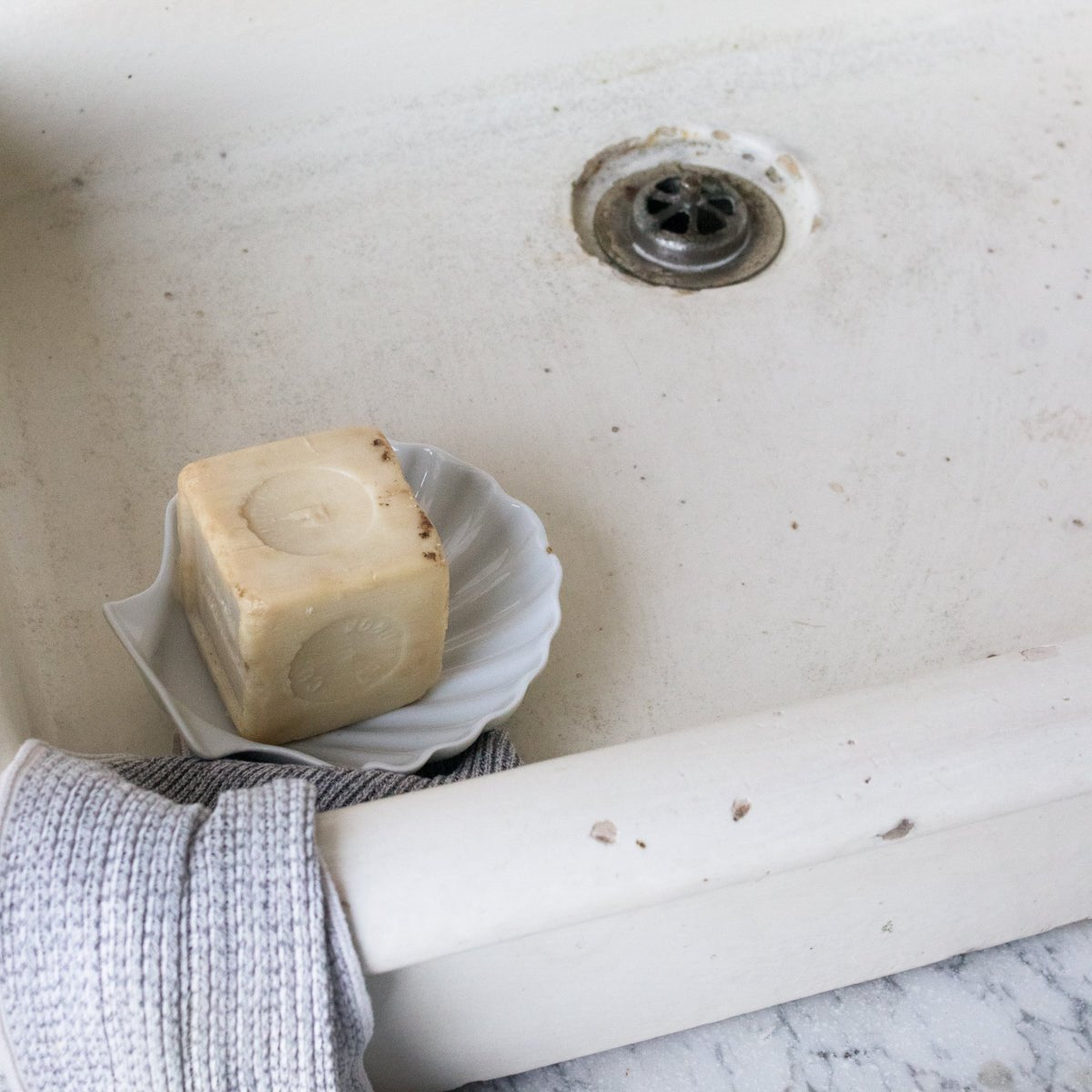 Antique Enamel Bank Counter - elsie green - furniture