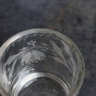 Antique Engraved Glass Tumbler - elsie green - The French Kitchen