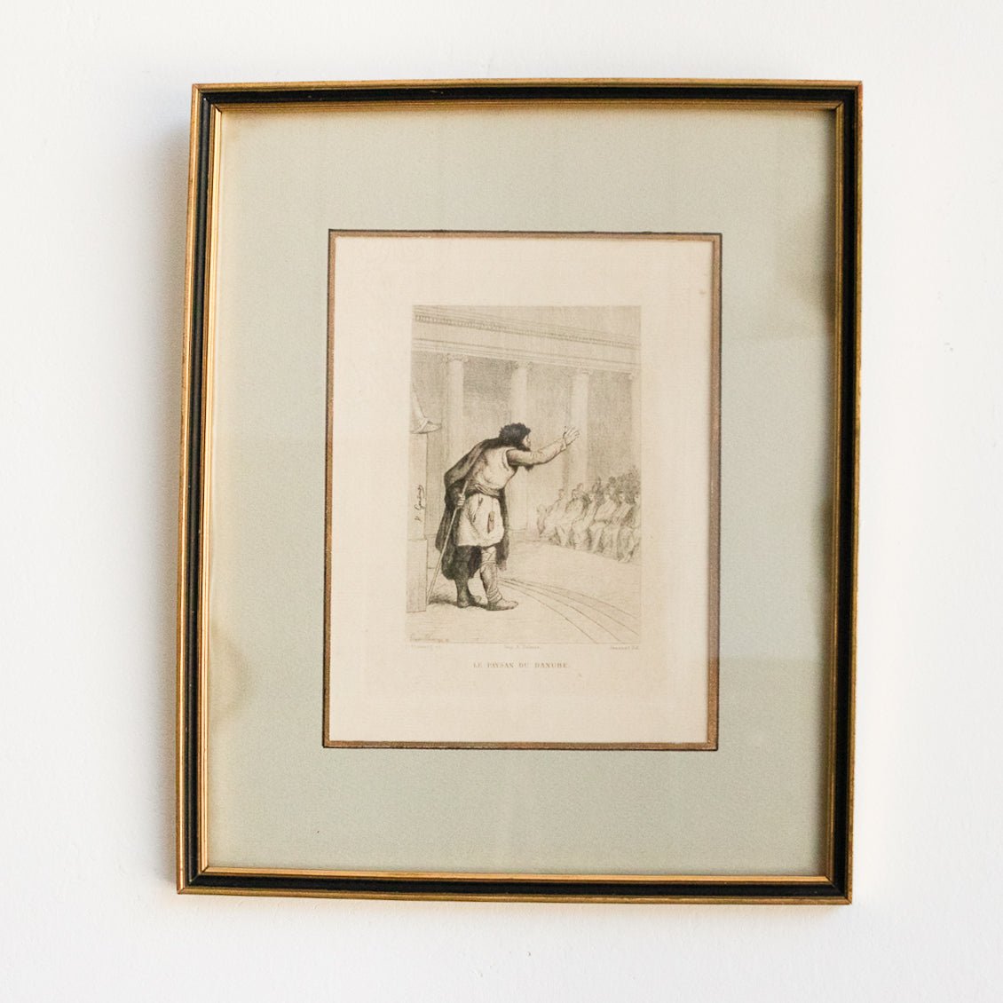 Antique Etching | Le Paysan Du Danube - elsie green - Art