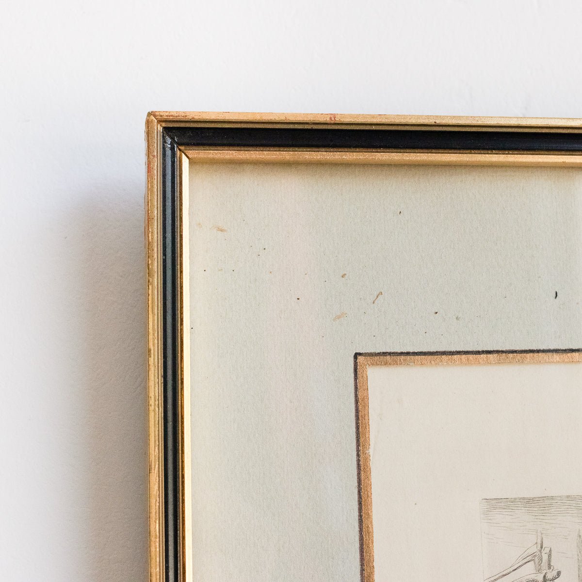 Antique Etching | Le Singe Et Le Leopard - elsie green - Art