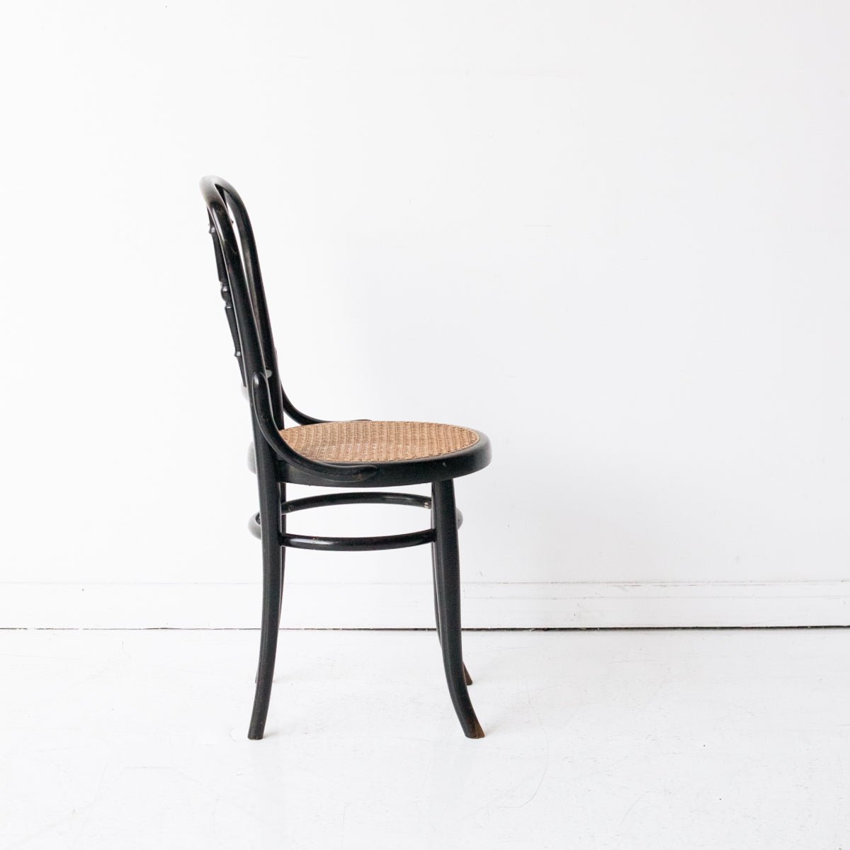 Antique Fischel Birdseye Cane Dining Chair - elsie green - Furniture