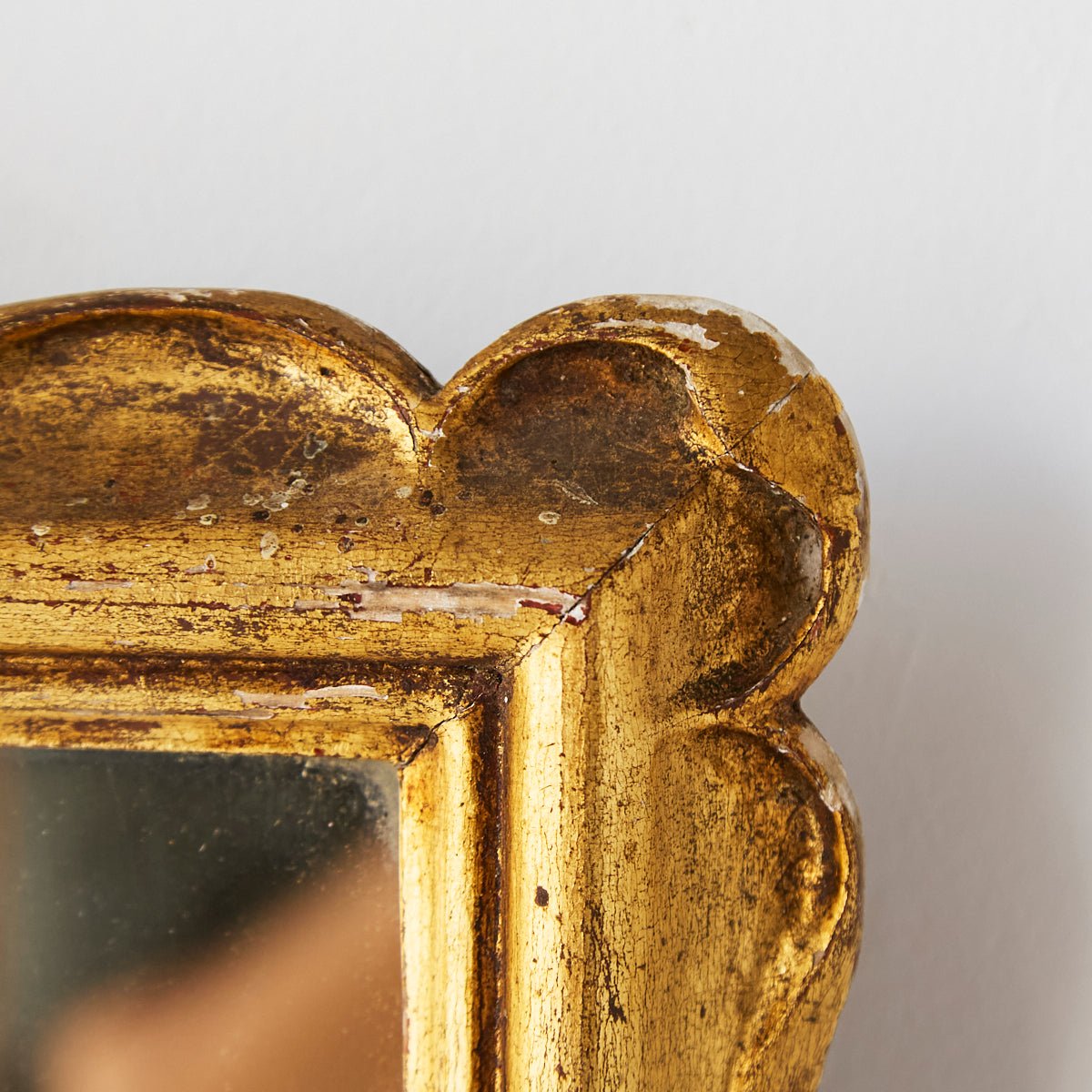 Antique Gilded Mirror | 14.5 x 18.5 - elsie green - decor