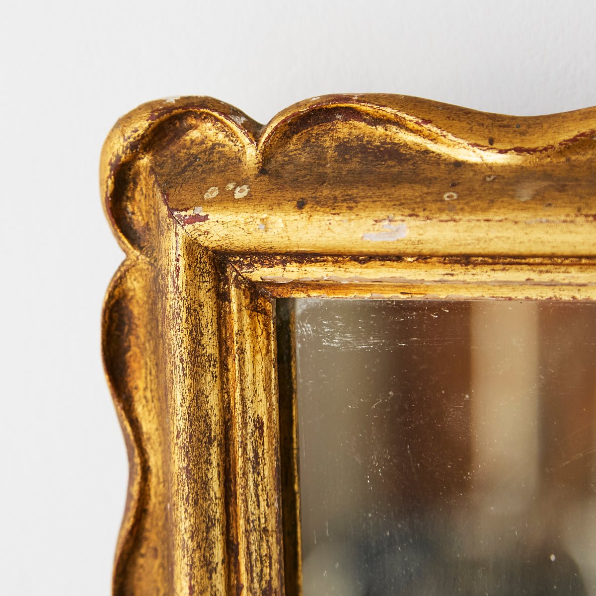Antique Gilded Mirror | 14.5 x 18.5 - elsie green - decor