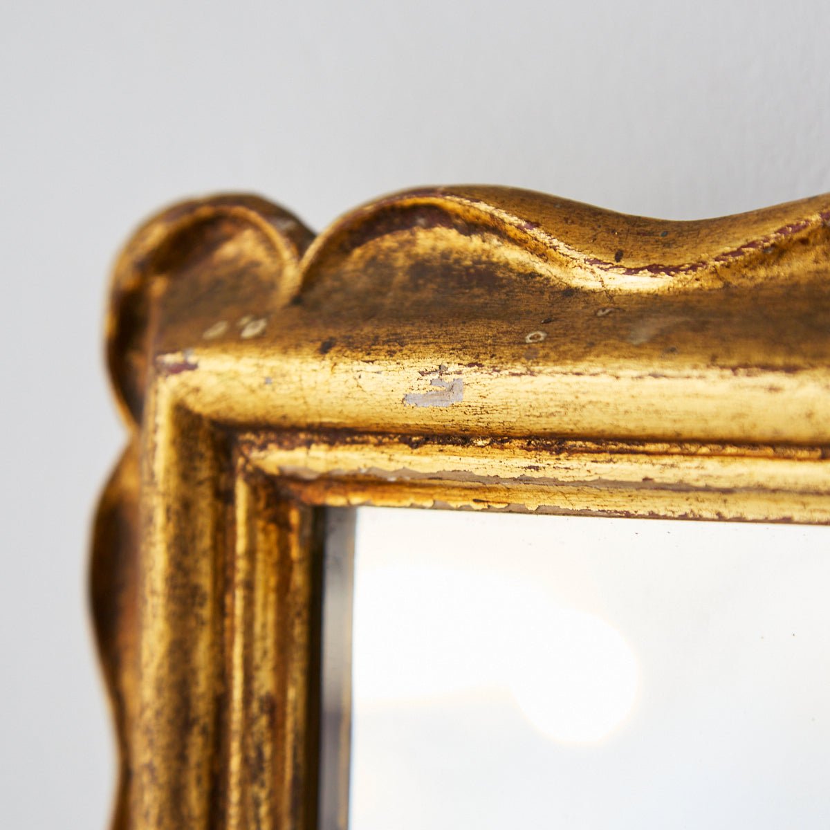 Antique Gilded Mirror | 14.5 x 18.5 - elsie green - decor