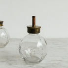 Antique Glass Bub Oiler | Embossed Paris - elsie green - decor