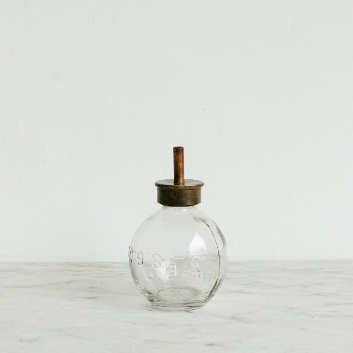 Antique Glass Bub Oiler | Embossed Paris - elsie green - decor