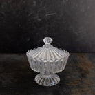 Antique Glass Candy Jar - elsie green - decor
