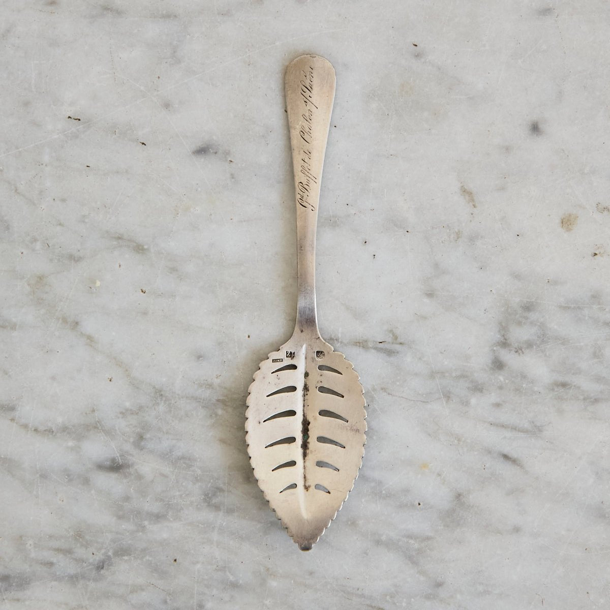 Antique Grande Buffet de Chalon sur Soane Absinthe Spoon | The Patrick Orbe Collection - elsie green - the french kitchen