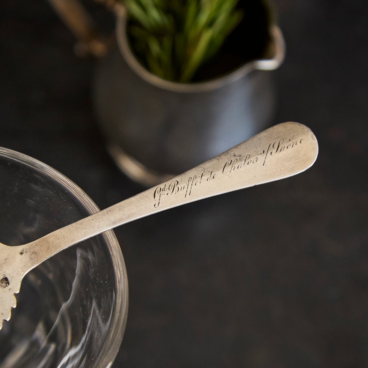 Antique Grande Buffet de Chalon sur Soane Absinthe Spoon | The Patrick Orbe Collection - elsie green - the french kitchen