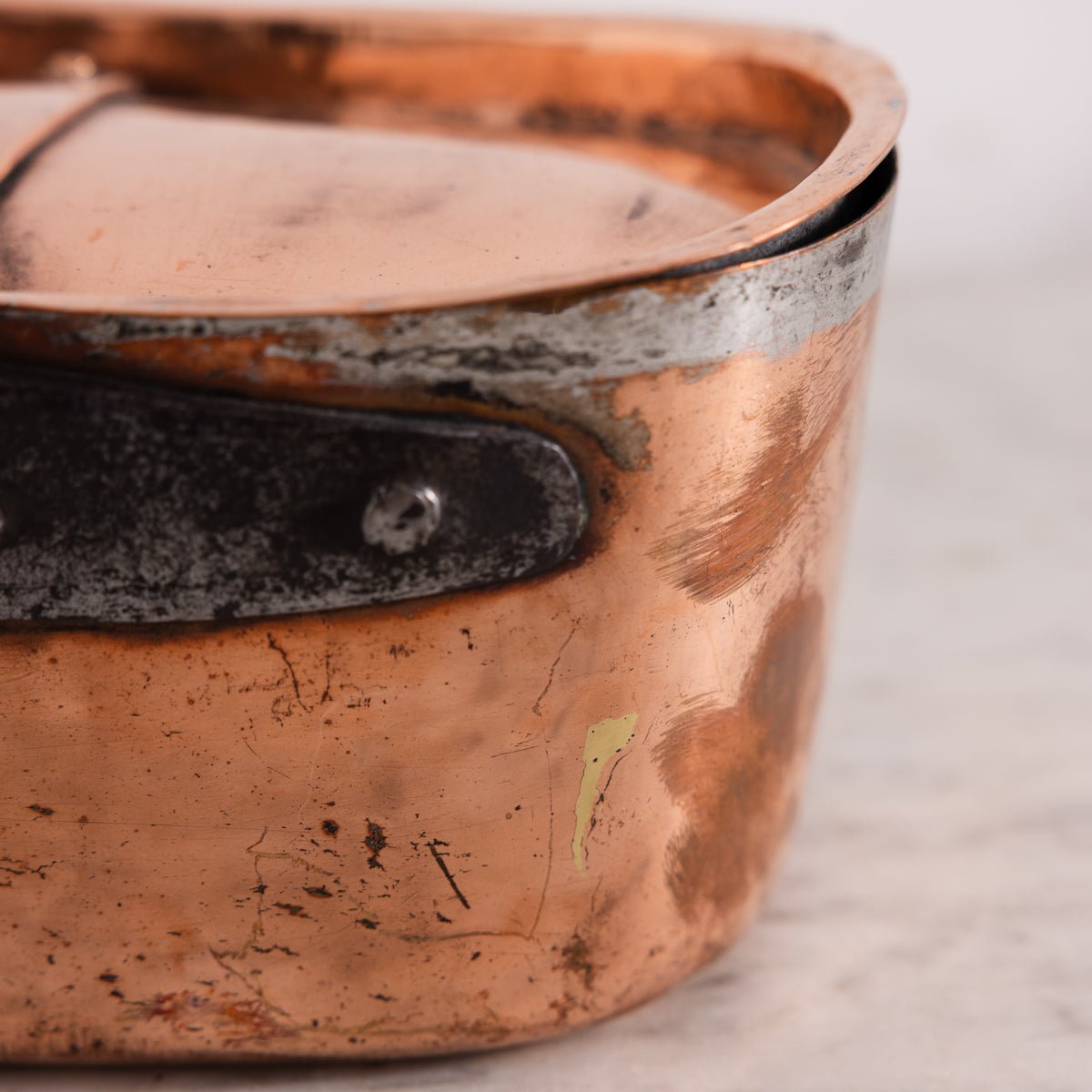 Antique Hand Made Copper Pot - elsie green - the french kitchen