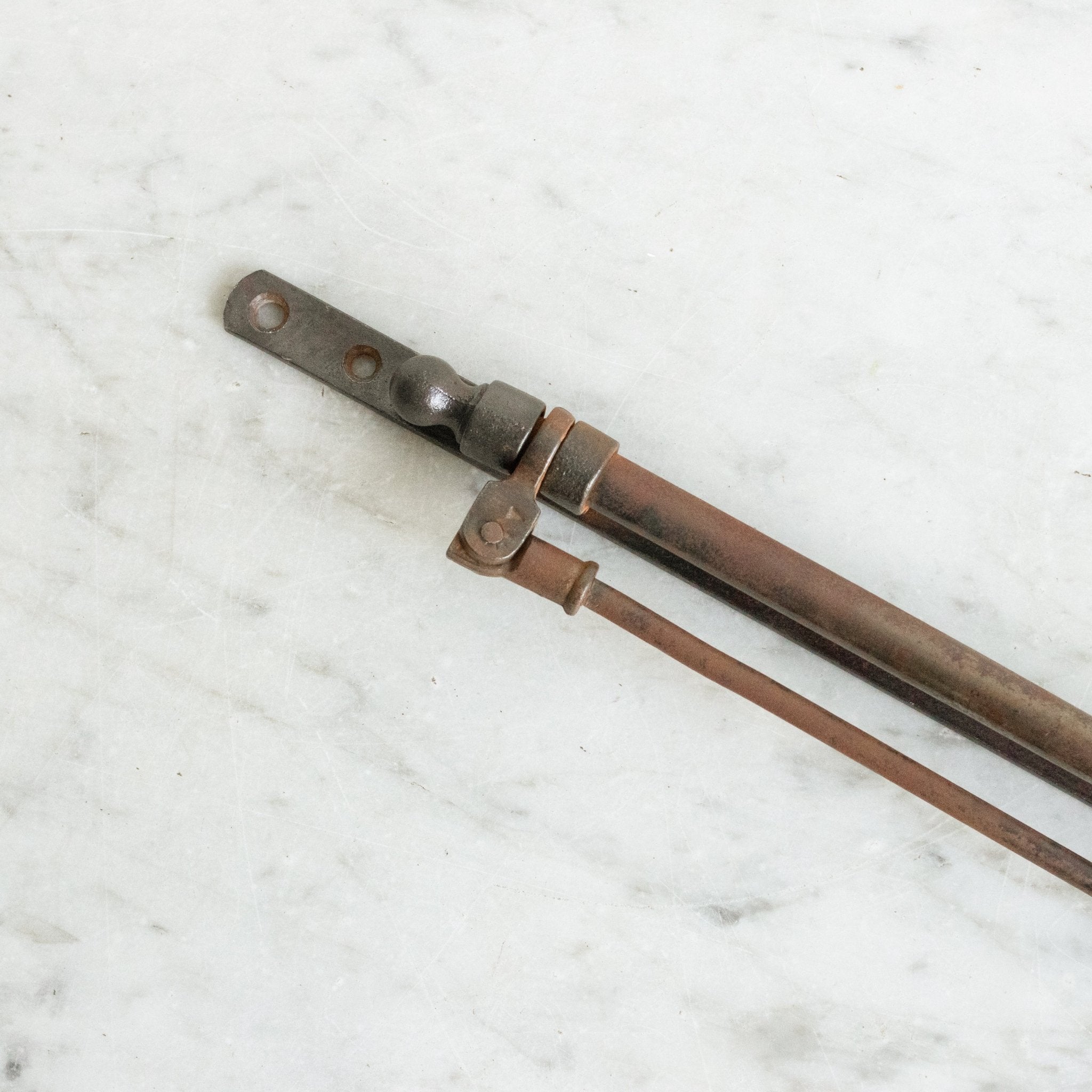 Antique Iron Towel Bar - elsie green - decor