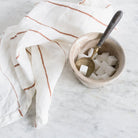 Antique Ironstone Confiture Crock & Brass Spoon - elsie green - the french kitchen