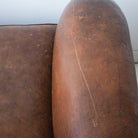 Antique Leather Club Chair - elsie green - furniture