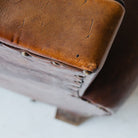 Antique Leather Club Chair - elsie green - furniture