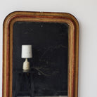 Antique Louis Philippe Mirror with Red Clay Bole | 23.5 x 30.25 - elsie green - decor