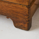 Antique Marble Bedside Table with Book-matched Door - elsie green - furniture