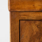 Antique Marble Bedside Table with Book-matched Door - elsie green - furniture